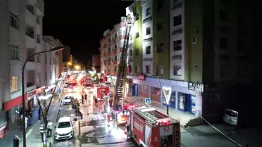 Pendik'te Tekstil Atölyesinde Yangın