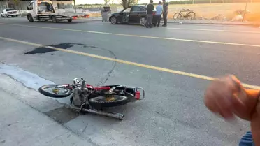 Aksaray'da Trafik Kazası: Motosiklet Sürücüsü Ağır Yaralandı