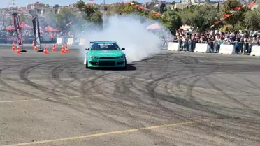 Drift Şovu Tekirdağ'ı Salladı