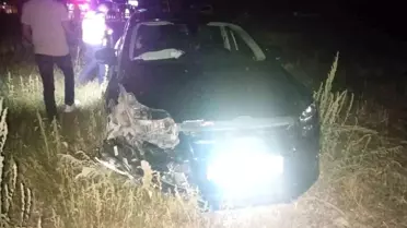Denizli'de Düğün Konvoyunda Kaza