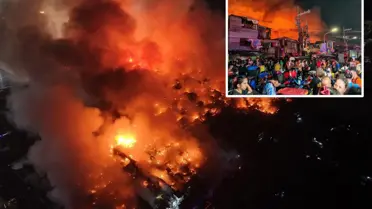 Ahşap binada çıkan yangın Filipinler'in başkenti Manila'yı kül etti, 1100'den fazla aile evsiz kaldı