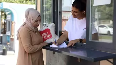 Mersin'de 'El Bebek Gül Bebek' Projesi İle 53 Bin Paket Dağıtıldı