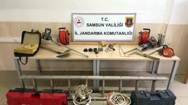 Samsun'da 6 Kaçak Kazıcı Yakalandı