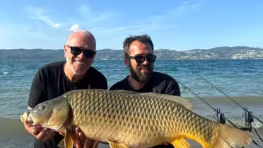 Dev Sazan Avı: 18 Kilogramlık Balık Yakaladı