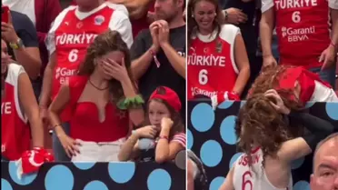 Cedi Osman ve Ebru Şahin'in duygusal anları kamerada