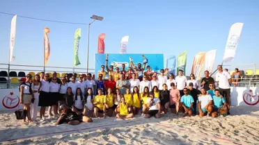 Çeşme'de Pro Beach Tour Voleybol Heyecanı