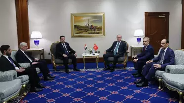 Erdoğan, Katar'da Irak Başbakanı ile Görüştü
