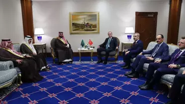 Cumhurbaşkanı Erdoğan, Suudi Arabistan Veliaht Prensi Selman ile görüştü