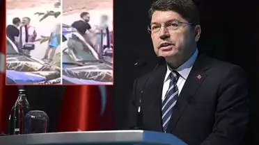 Görüntüler infial yarattı! Çocuklarının yanında babaya vuran şahıs için gözaltı kararı