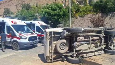 Hakkari'de Kamyonet Kazası: 1 Yaralı