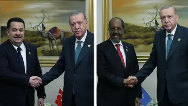 Her görüşmede Gazze'yi masaya koydu! Cumhurbaşkanı Erdoğan'dan kritik temaslar