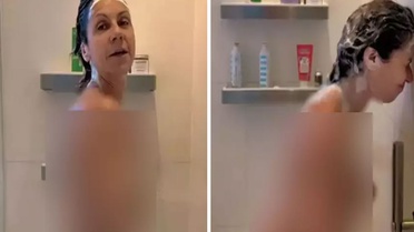 Kamera kayıttaydı! Ünlü İngiliz sunucu müjdeli haberi banyo yaparken aldı