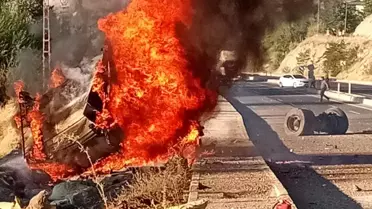 Malatya'da Tır Otobüse Çarptı: 1 Yaralı
