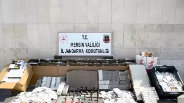 Mersin'de Sigara Kaçakçılığı Operasyonu
