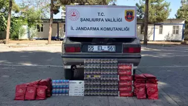 Eyyübiye'de Kaçak Sigara ve Nargile Tütünü Ele Geçirildi