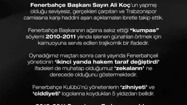Ertuğrul Doğan'dan Ali Koç'a Sert Yanıt