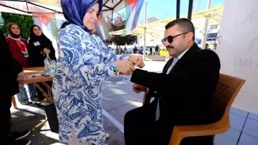 Akdağmadeni'nde Filistin'e Destek İçin Dayanışma Çadırı Kuruldu