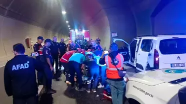Osmangazi Tüneli'nde Gerçeği Aratmayan Tatbikat