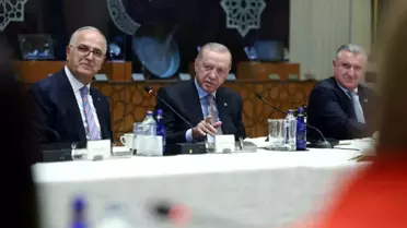 Erdoğan, Voleybol Takımı'nı Kabul Etti