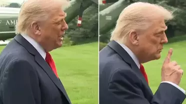 Gazetecinin sorusu Trump'ı küplere bindirdi: Bunu liderinize anlatacağım, sessiz olun
