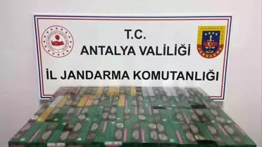 Gazipaşa'da 2 Bin Paket Kaçak Sigara Ele Geçirildi