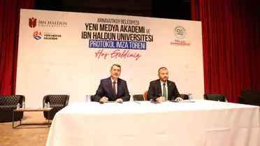 Arnavutköy Belediyesi ve İbn Haldun Üniversitesi, Yeni Medya Akademisi İçin İş Birliği Yaptı