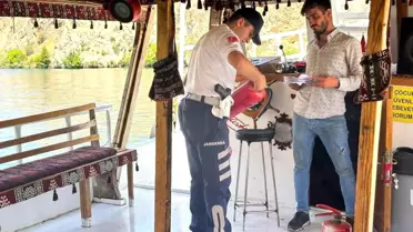 Halfeti'de Jandarma Denetimi