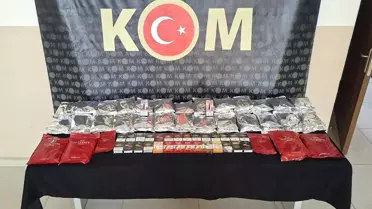 Reyhanlı'da 61 kg Kaçak Nargile Tütünü Ele Geçirildi
