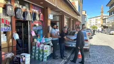 Kaymakam Koşansu, Esnafı Ziyaret Etti