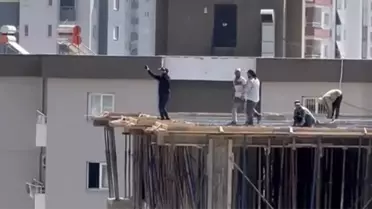 İşçiler 10. Katta Halay Çekti