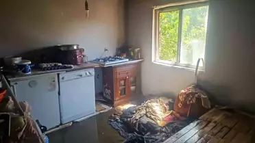 Gölbaşı'nda Mutfak Tüpü Yangını