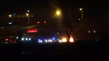 Van Havalimanı'nda Yangın Tatbikatı