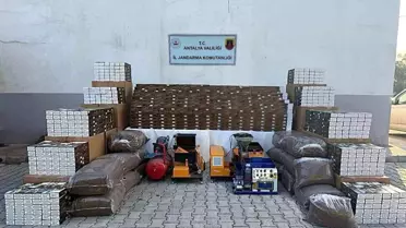 Antalya'da Kaçak Tütün Operasyonu
