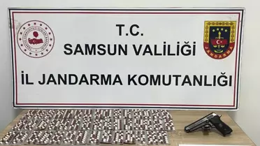 Samsun'da Uyuşturucu Operasyonu: 608 Hap Ele Geçirildi