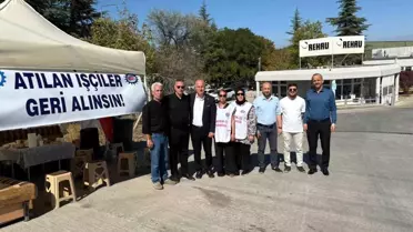 Osmaneli Belediye Başkanı Bekir Torun İşçilerin Yanında