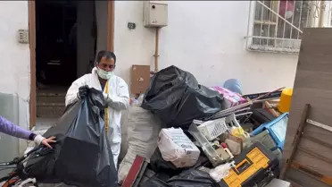 Ekipler şaştı kaldı! Eve adım atacak yer yok