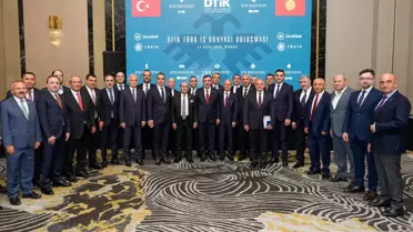 Cevdet Yılmaz Bişkek'te Türk İş Dünyası ile Bir Araya Geldi
