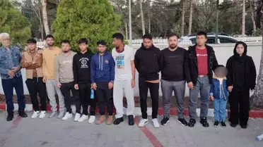 Edirne'de 12 Kaçak Göçmen Yakalandı