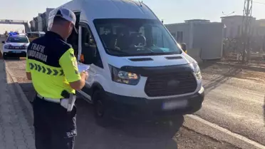 Gaziantep'te Okul Servis Denetimi