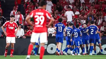 Tarihinde ilk kez Devler Ligi'ne giden takım Benfica'yı sahadan sildi 