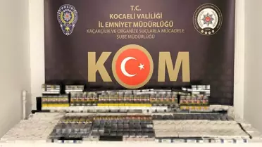 Kocaeli'de Kaçak Sigara ve Uyuşturucu Operasyonu