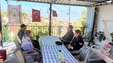 Jandarmadan Kıbrıs Gazilerine Ziyaret