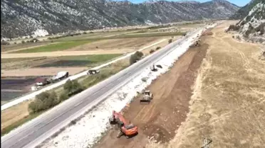 Yeni Konya-Antalya Kara Yolunda Duble Yol Çalışmaları Başladı