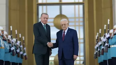 Cumhurbaşkanı Erdoğan'dan kritik temas! Filistin Devlet Başkanı Abbas ile görüştü
