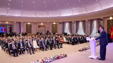 Cevdet Yılmaz Kırgızistan'da İş Forumuna Katıldı