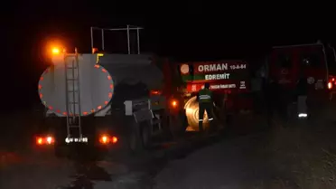 Cunda Adası'nda Yangın Korkuttu