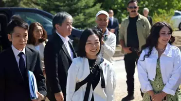 Prenses Mikasa Kırşehir'de Arkeoloji Enstitüsü'nü Ziyaret Etti