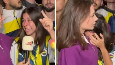 İlk kez Kadıköy'de maç izlemeye gelen miniğin gözyaşları 