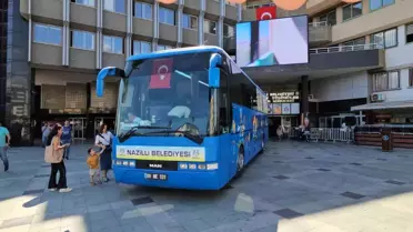 Nazilli'de Mobil Masal Bahçesi Çocuklarla Buluştu