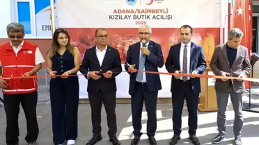 Adana Saimbeyli'de Kızılay Butik Açıldı
